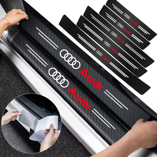 Car Door Sill Protectors Stickers For Audi