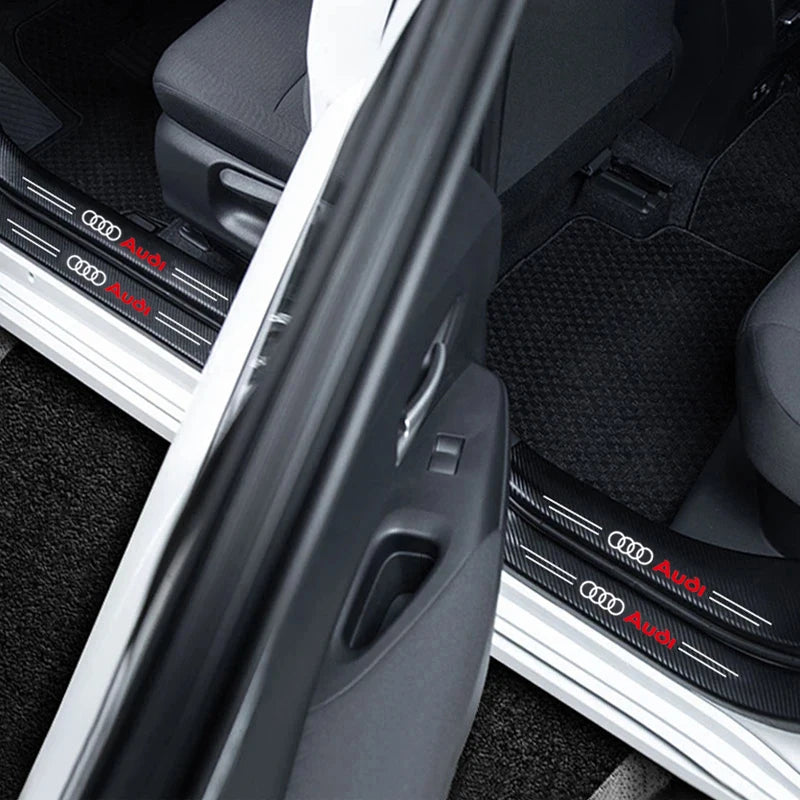 Car Door Sill Protectors Stickers For Audi