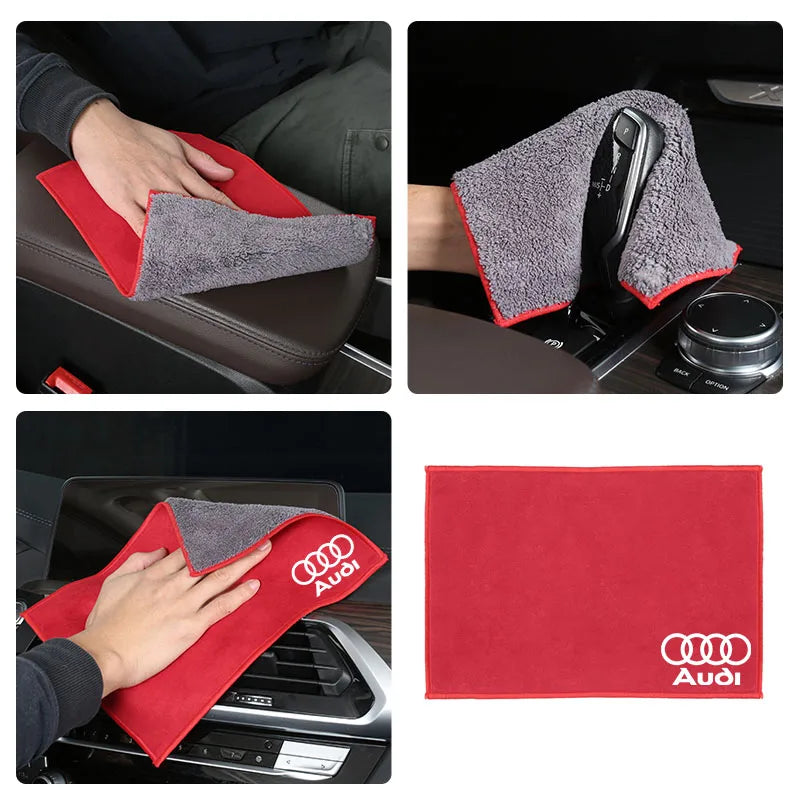 Microfiber Towel Car Cleaning For Audi