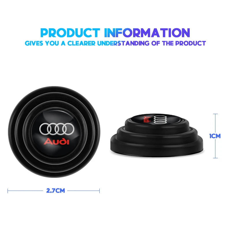 4Pcs Car Door Anti-shock Interior For Audi