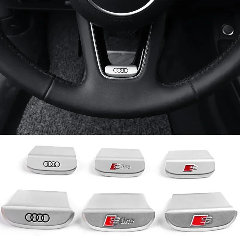 Round/D Shaped Car Decorative Sticker for Audi Sline