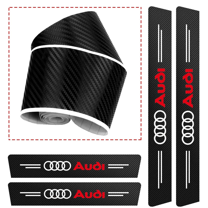 Car Door Sill Protectors Stickers For Audi